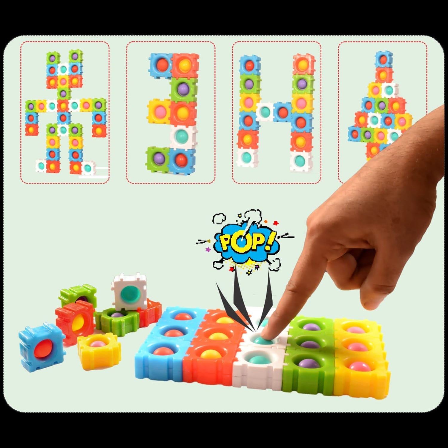 4788 Popit Puzzle Game 30Pc used by kids and children’s for playing and enjoying etc. 4788 Popit Puzzle Game 30Pc used by kids and children’s for playing and enjoying etc.